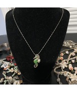 Seahorse Necklace Silver Pendant Animal Sea Fish L Cool - $10.16 CAD