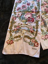 Vintage Bill Blass Silk Scarf For Baar And Beards Japan Purple Floral 58... - $45.98