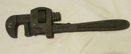Stillson Pipe Wrench 10&quot; Erie Tool Works -STRAIGHT -PLUMBER -TEETH Good Shape - £14.01 GBP