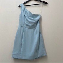 NWT Fame and Partners Dress Blue One Shoulder A-Line Gown Women Size 6 - $90.38