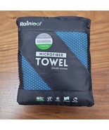 Rainleaf Microfiber Towel Blue 30 X 60 Inches brand new beach pool vacation - $19.79