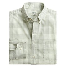J.CREW Button Down Shirt Men’s Medium Slim Fit Stretch Secret Wash Green... - £29.74 GBP