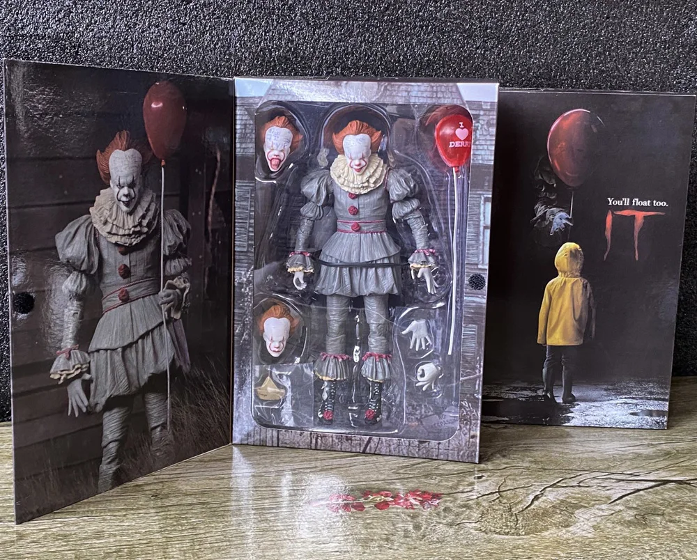 7&quot; NECA IT Ultimate Pennywise Clown Action Figure Movie Doll 2017 New Toys - £29.70 GBP