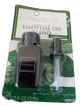 Peppermint Essential Oil - .25 FL OZ/ 7.3 ML New Old Stock with dropper - £5.77 GBP