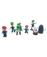 Super Mario Figurines Figures Lot Luigi Yoshi Black Bullet Bill Shy Guy ... - $418.80 MXN