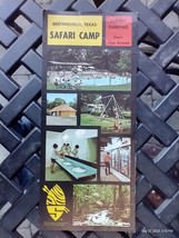 2 pcs VTG Ephemera SAFARI  BROWNSVILLE TEXAS 1976 BROCHURE POST CARD - $8.98