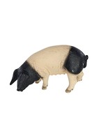 Schleich 2005 Black White Swabian Hall Pig Sow Figurine #13612 - £7.46 GBP