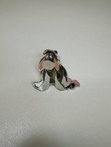2008 Disney Pin Trading Eeyore Winnie The Pooh Donkey Pink Bow - $9.49