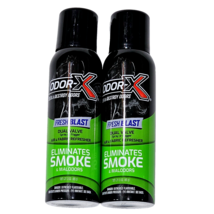 2 Pack Odor X Seek Destroy Odors Fresh Blast Fabric Air Dual Valve Refresher 3oz - £20.47 GBP