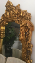 Massive Antique Estate Mirror with Matching Marble Top Table/Bench  - $9,500.00