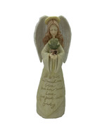 Foundations by Enesco Angel Figurine Holding Plant 120101 Resin Giving Love - $25.09 CAD