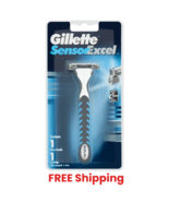Gillette Sensor Excel Razor Handle + 1 Cartridge - HOLDS WOMENS AND MENS... - $312.85 MXN