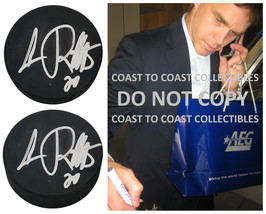 Luc Robitaille LA Kings Red Wings Rangers signed Hockey Puck COA proof a... - $79.19
