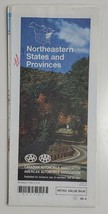 Road Map Northeastern States and Provinces 1995 USA Folding Paper Travel - $9.32