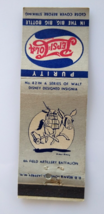 Pepsi Cola Matchbook Cover Walt Disney No 42 War Eagle Hawk Bird 1940&#39;s ... - $27.00