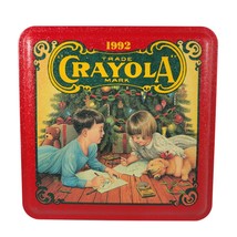 Vintage Collectable 1992 Crayola Crayon Holiday Tin TIN ONLY - $5.45