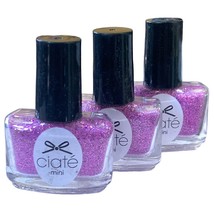 Ciate Mini Nail Glitter Glim005 Prima Ballerina .18oz Ea Lot Of 3pcs - $10.41