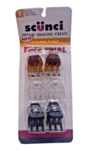 Scunci Hair Claw Clips Y2K Tiny Mini Set Lot 6 NEW 2003 Accessories - $19.53