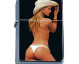 Pin Up Cowgirls D7 Flip Top Dual Torch Lighter Wind Resistant - $16.78