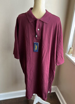Polo  Ralph lauren Mens Polo shirt Sz 4XLT NWt Burgundy Pony Logo Big &amp; ... - $69.98