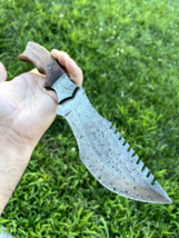 Handmade Damascus Skinning Tracker knife Fixed Blade EDC Utility Surviva... - $39.59