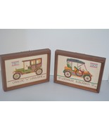 Bucilla Crewel Embroidery Finished Framed Studebaker Cadillac Antique Ca... - $29.18 CAD