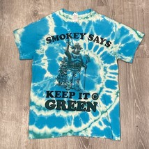 Vintage Smokey the Bear 1993 T-Shirt Gilden Tag Tie Dye Mens Size S - £24.17 GBP