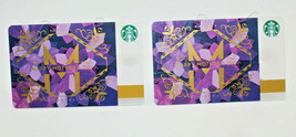 Starbucks Coffee 2015 Gift Card Happy Mother&#39;s Day Mom Zero Balance Set Of 2 - £8.57 GBP