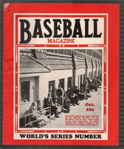 Baseball Magazine 10/1936-World&#39;s Series-Jacob Ruppert-MLB-pix-info-VG - £78.14 GBP