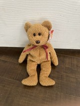 Ty Beanie Baby Curly The Bear 8 Inch Plush Stuffed Animal Toy - $7.91