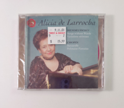 Alicia De Larrocha Plays Mendelssohn and Chopin [CD] BRAND NEW &amp; SEALED j6 - £11.76 GBP