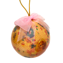 Vintage 1996 Mattel Barbie Christmas Ornament Ball Plastic 3 inches - £9.45 GBP