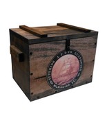 Rustic Wooden Ammo Box - Cartridge Accessories Storage Crate - Ship Powd... - $744.05 MXN