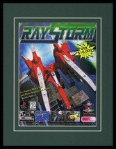 Raystorm 1997 Playstation PS1 Framed 11x14 ORIGINAL Advertisement - £27.17 GBP