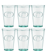 Amici Home Water Tap Italian Hiball Drinking Glass, 16 oz, Set of 6 - Clear - £72.34 GBP