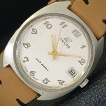 Enicar Star Jewels Automatic Swiss Mens White Dial Watch 430649-1 - $99.99