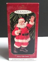 Hallmark Keepsake Merry Olde Santa Claus Waving Christmas Ornament 1999 #10 - £8.03 GBP