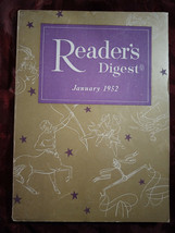 Readers Digest January 1952 A J Cronin Quentin Reynolds Riviera I. A. R. Wylie - £6.39 GBP