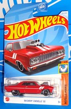 Hot Wheels 2024 Muscle Mania Series #157 &#39;64 Chevy Chevelle SS Red w/ MC5s - £2.36 GBP