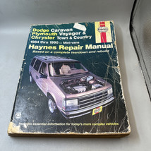 Haynes Repair Manual #30010 Dodge Caravan Plymouth Voyager Chrysler 1984... - $11.87