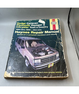 Haynes Repair Manual #30010 Dodge Caravan Plymouth Voyager Chrysler 1984... - $16.09 CAD
