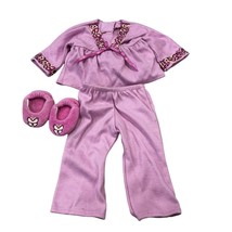 American Girl Julie Purple Pajamas &amp; Slippers Set - $24.00