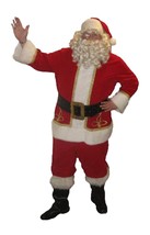 Tabi&#39;s Characters Men&#39;s Burgundy Deluxe Professional Santa Suit, Large - £234.67 GBP+