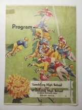 1949 Leechburg Blue Devils PA vs Wilmerding PA High School Football Prog... - £9.43 GBP
