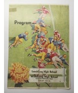 1949 Leechburg Blue Devils PA vs Wilmerding PA High School Football Prog... - £9.42 GBP