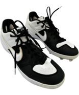 Nike Alpha Huarache Elite 2 Low Baseball Cleat Black White CI2223-002 Si... - $17.73