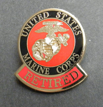 Us Marines Veteran Retired Usmc Marine Corps Lapel Pin 1.1 Inches - £4.57 GBP