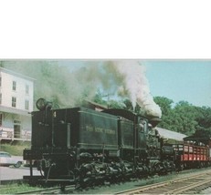Cass Scenic Railroad shay Locomotive Number 4 West Virginia Postcard - £3.80 GBP