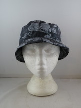 Hurley Bucket Hat - Grey Floral Pattern Salesman Sample - Adult One Size  - £51.36 GBP