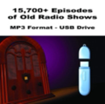 HUGE! Old Time Radio Shows - 15,700+ Classic Episodes - USB Drive 50+GB - £32.01 GBP